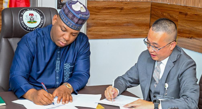 FG, Firm Sign $400m Agreement To Establish Integrated Steel Plant In Ogun